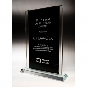 Glass Award 1382-2BK - Trophy Land Glass Award 1382-2BK - Trophy Land