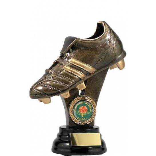 A177A - Footy Pedestal Boot 180mm - Trophy Land A177A - Trophy Land