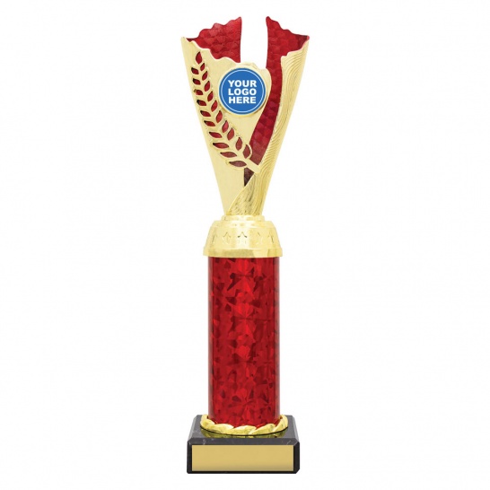 AR525E - Spirit Cups - Gold / Red - 280mm - Trophy Land AR525E - Trophy Land