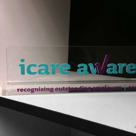 Acrylic Desk Stand - Trophy Land