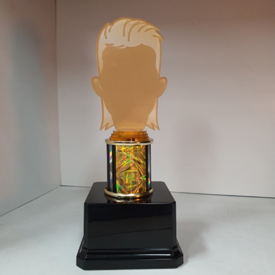 Acrylic Face Trophy - Trophy Land