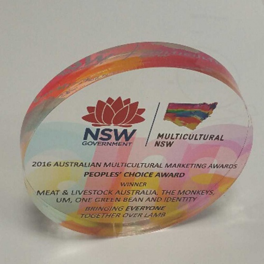 Acrylic with Printing - Trophy Land