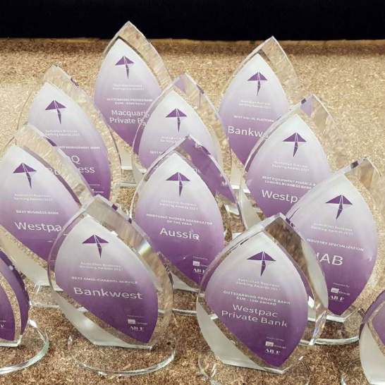 Business Banking Awards - Trophy Land