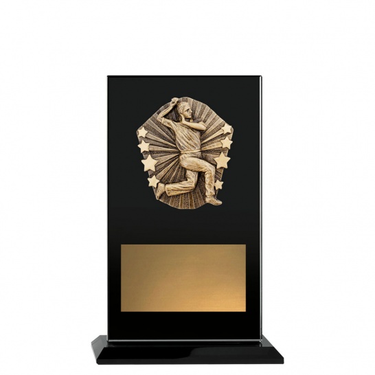 CKG211A - Cosmos Glass Male Bowling 185mm - Trophy Land CKG211A - Trophy Land