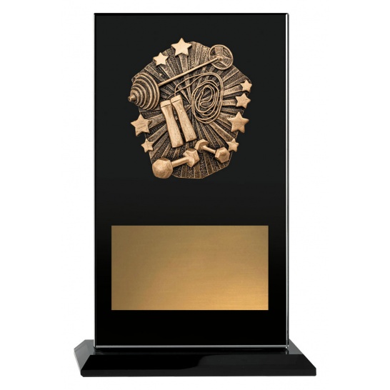 CKG262C - Cosmos Glass Fitness 245mm - 245mm - Trophy Land CKG262C - Trophy Land
