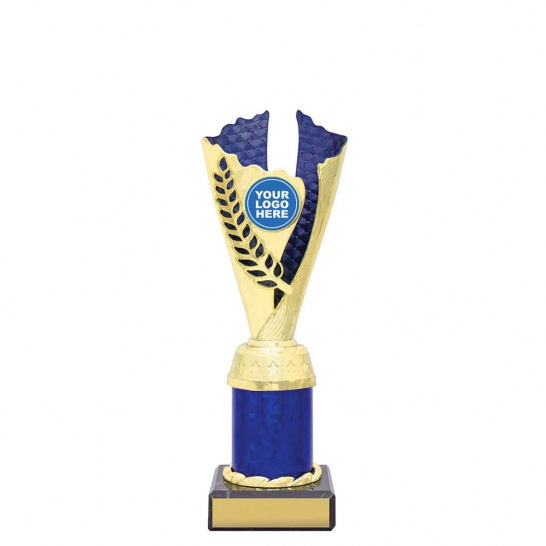 CUP24C - Spirit Cups - Gold / Blue - 225mm - Trophy Land CUP24C - Trophy Land