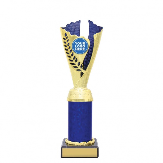 CUP24D - Spirit Cups - Gold / Blue - 250mm - Trophy Land CUP24D - Trophy Land