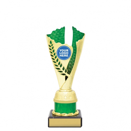 CUP25B - Spirit Cups - Gold / Green - 200mm - Trophy Land CUP25B - Trophy Land