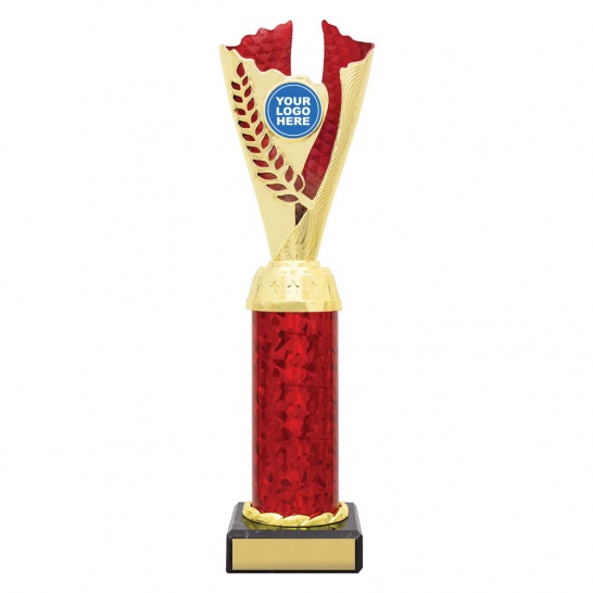 CUP27E - Spirit Cups - Gold / Red - 280mm - Trophy Land CUP27E - Trophy Land