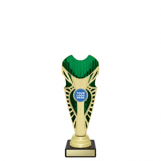 CUP29A - Shine Cup - Green - 220mm - Trophy Land CUP29A - Trophy Land