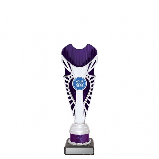 CUP33B - Shine Cup - Purple - 245mm - Trophy Land CUP33B - Trophy Land