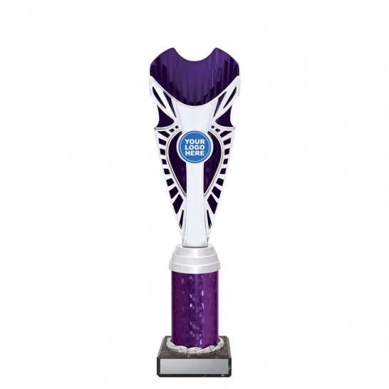 CUP33D - Shine Cup - Purple - 295mm - Trophy Land CUP33D - Trophy Land