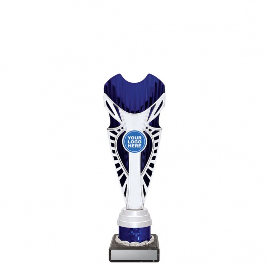 CUP34B - Shine Cup - Blue - 245mm - Trophy Land CUP34B - Trophy Land