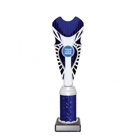 CUP34D - Shine Cup - Blue - 295mm - Trophy Land CUP34D - Trophy Land