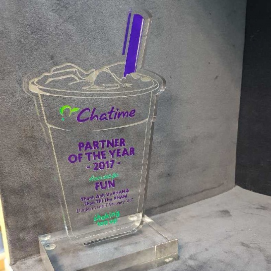 Chatime Custom Acrylic - Trophy Land