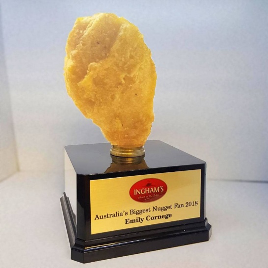 Chicken Nugget Trophy - Trophy Land