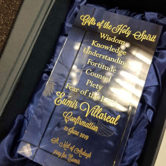 Confirmation Keepsake - Trophy Land