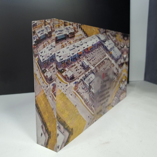 Crystal Photo Block - Trophy Land