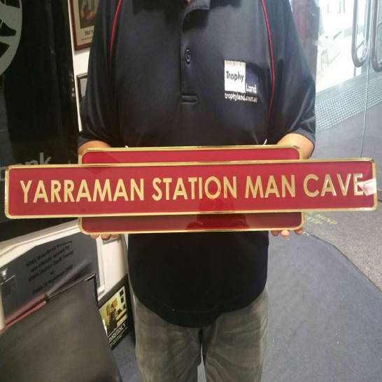 Custom Acrylic Sign - Trophy Land