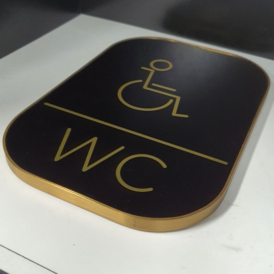 Custom Bathroom Sign - Trophy Land