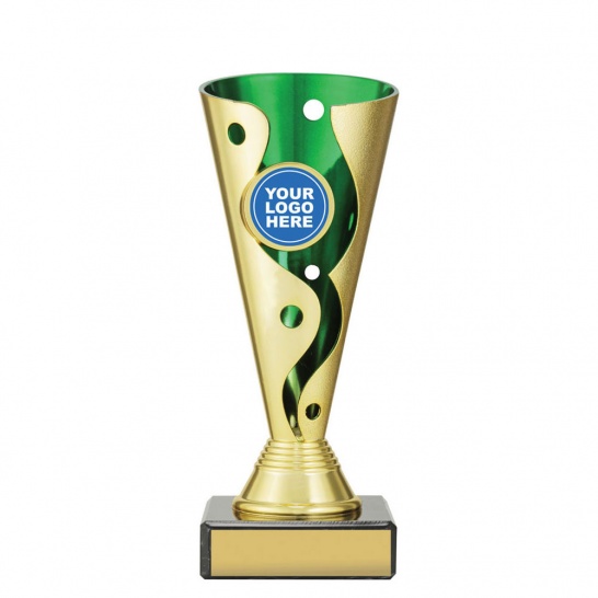 D5162B - Carnival Cup - Green - 175mm - Trophy Land D5162B - Trophy Land
