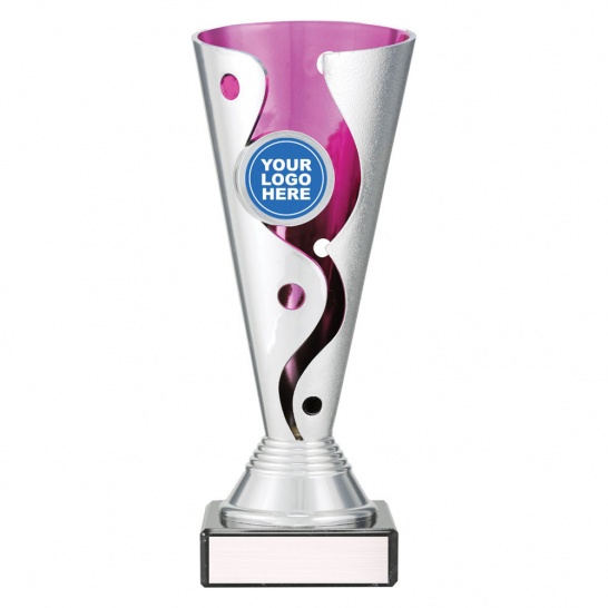 D5166C - Carnival Cup - Pink - 195mm - Trophy Land D5166C - Trophy Land