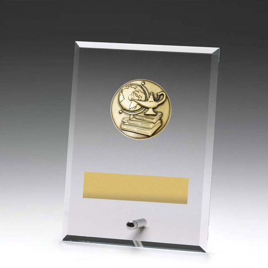 DY105B - Glass Plaque Academic 175mm - Trophy Land DY105B - Trophy Land