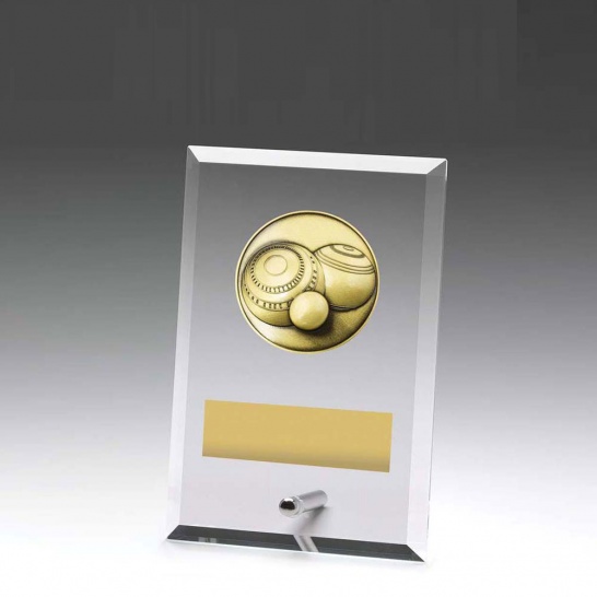 DY183A - Glass Plaque Bowls 150mm - Trophy Land DY183A - Trophy Land