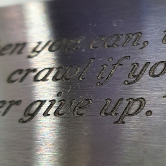 Deep Engraving on Steel - Trophy Land
