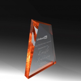 Acrylic Award EAC21A-OR - Trophy Land Acrylic Award EAC21A-OR - Trophy Land