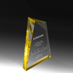 Acrylic Award EAC21A-YEL - Trophy Land Acrylic Award EAC21A-YEL - Trophy Land