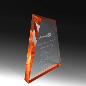 Acrylic Award EAC21B-OR - Trophy Land Acrylic Award EAC21B-OR - Trophy Land