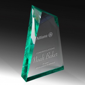 Acrylic Award EAC21C-GN - Trophy Land Acrylic Award EAC21C-GN - Trophy Land