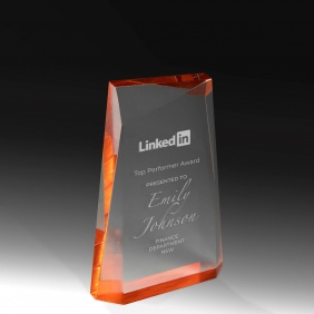 Acrylic Award EAC22A-OR - Trophy Land Acrylic Award EAC22A-OR - Trophy Land