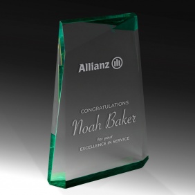 Acrylic Award EAC22C-GN - Trophy Land Acrylic Award EAC22C-GN - Trophy Land