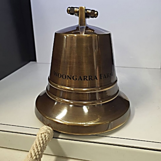 Engraved Bell with Colour - Trophy Land