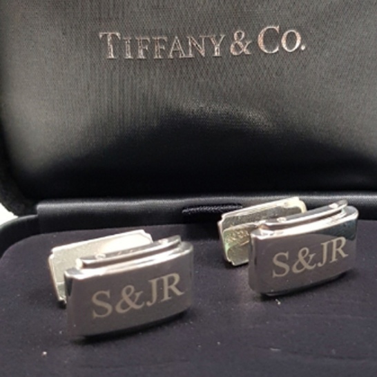 Engraved Tiffany Cufflinks - Trophy Land