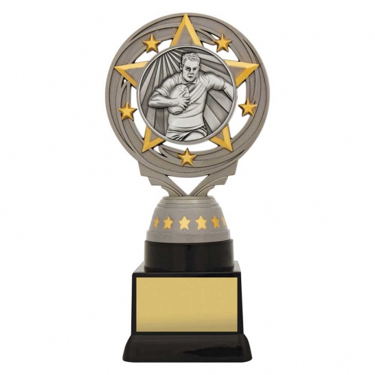 FT215C - Silver Torch Rugby Male 180mm - Trophy Land FT215C - Trophy Land