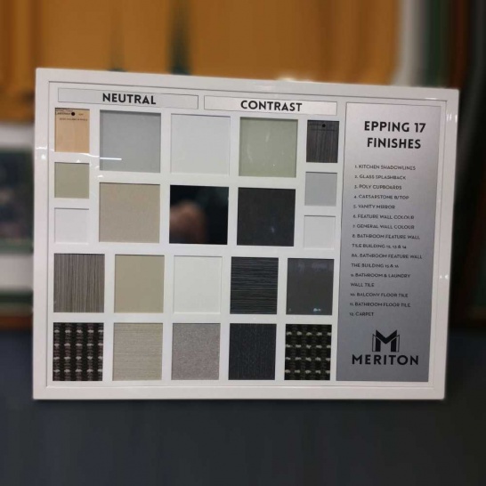 Finishes Sample Board - Trophy Land