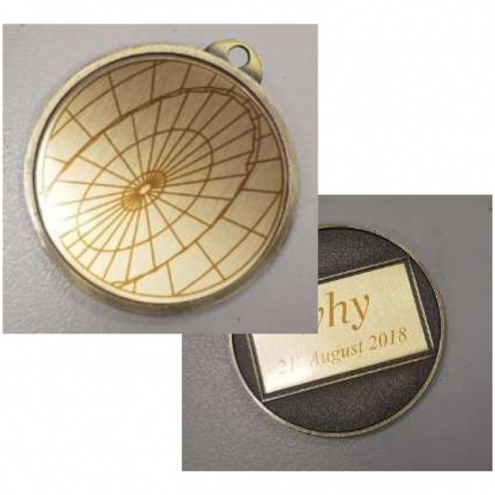Front and Back of Medal - Trophy Land