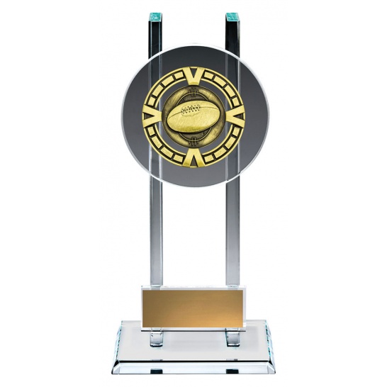 GV1012C - Glass Varsity Aussie Rules 215mm - Trophy Land GV1012C - Trophy Land