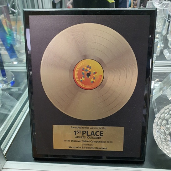 Gold Record Plaque - Trophy Land