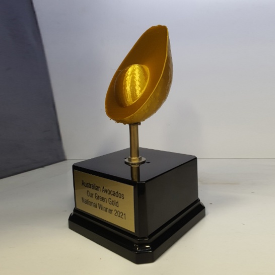 Golden Avocado Trophy - Trophy Land