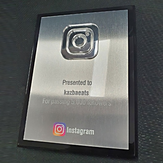 Instagram Plaque - Trophy Land