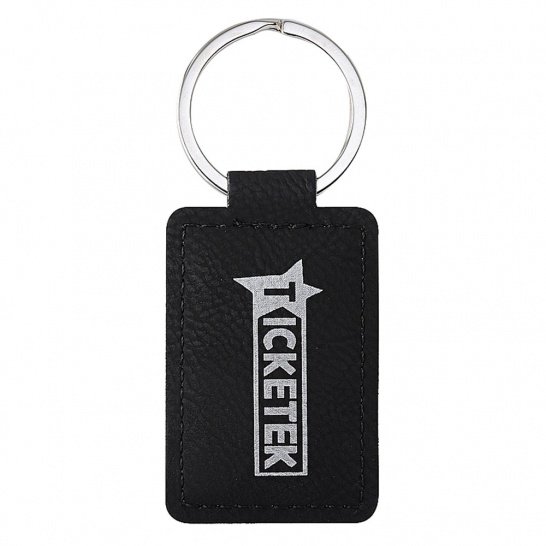 LE117 - Leatherette Keychain Rectangle - Trophy Land LE117 - Trophy Land