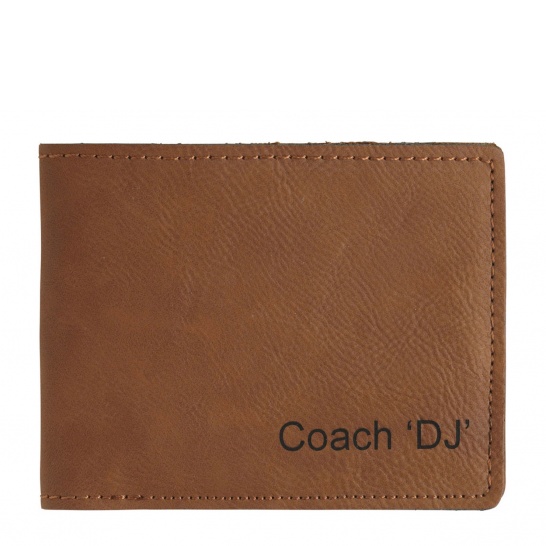 LE520 - Leatherette Rawhide Wallet - Trophy Land LE520 - Trophy Land