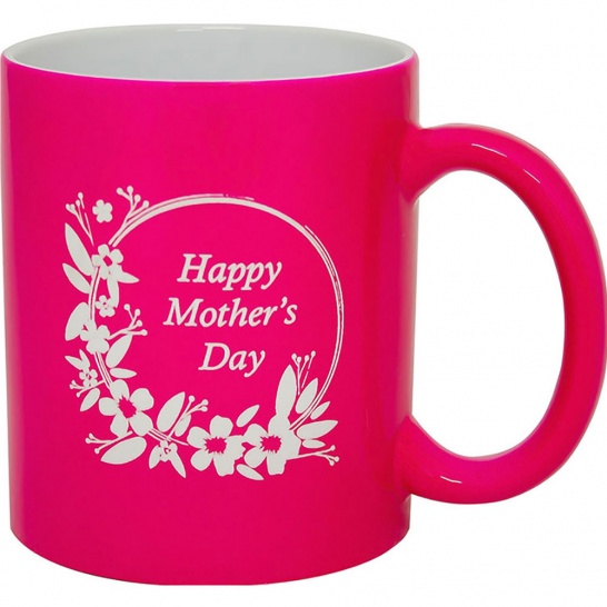 LMG29 - Pink Coffee Mug 325ml - Trophy Land LMG29 - Trophy Land