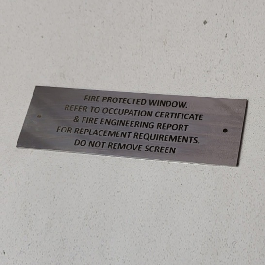 Laser Engrave on Steel - Trophy Land