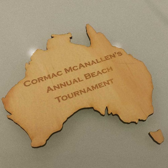 Lasered Plywood - Trophy Land
