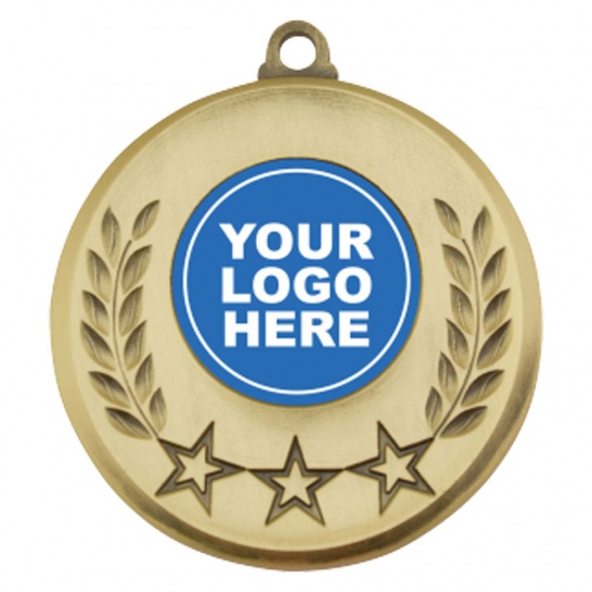 MY103-Custom25 - Laurel Medal Gold - Trophy Land MY103-Custom25 - Trophy Land